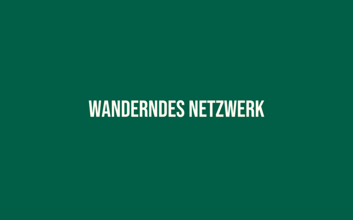 Wanderndes Netzwerk für Praxisakteur*innen